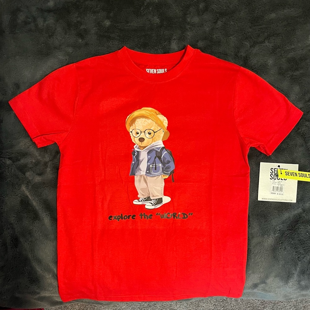 NWT boys size 14/16 Seven Souls NY T-Shirt. From a smoke and pet free home.
